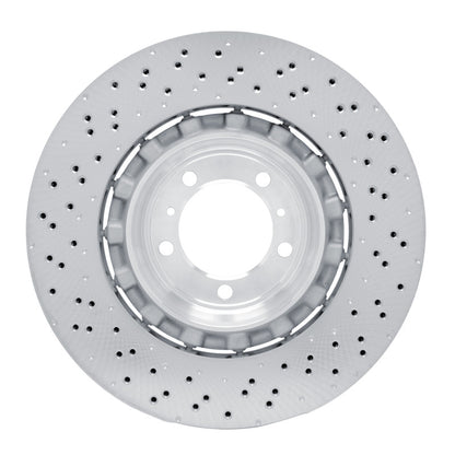 DFC 16-23 Porsche Cayman Right Rear Drilled Hi-Carbon Alloy Geomet Coated Rotor