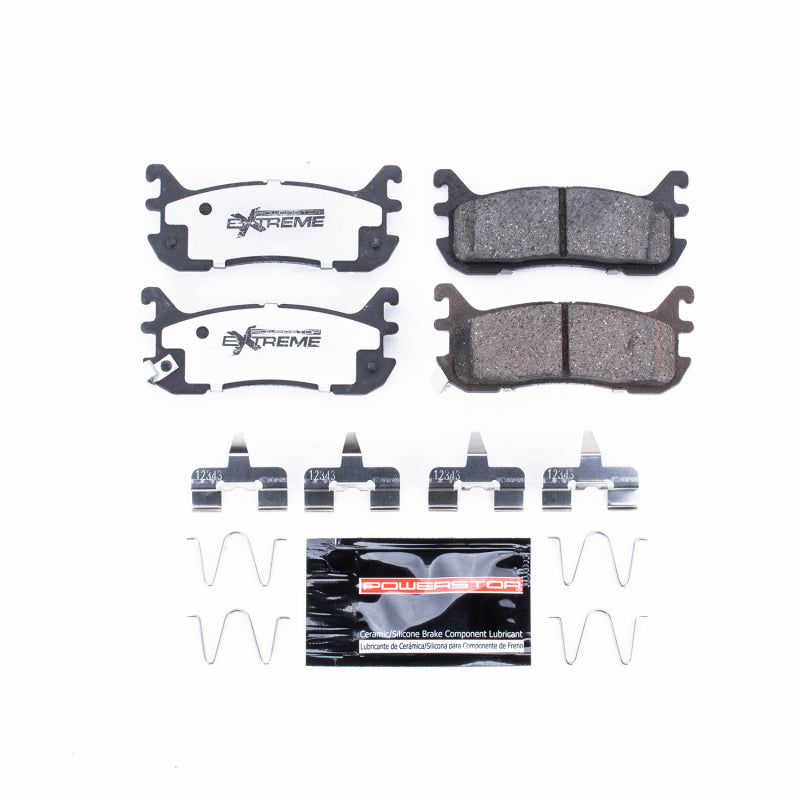 PowerStop Power Stop 97-03 Ford Escort Rear Z26 Extreme Street Brake Pads w/Hardware