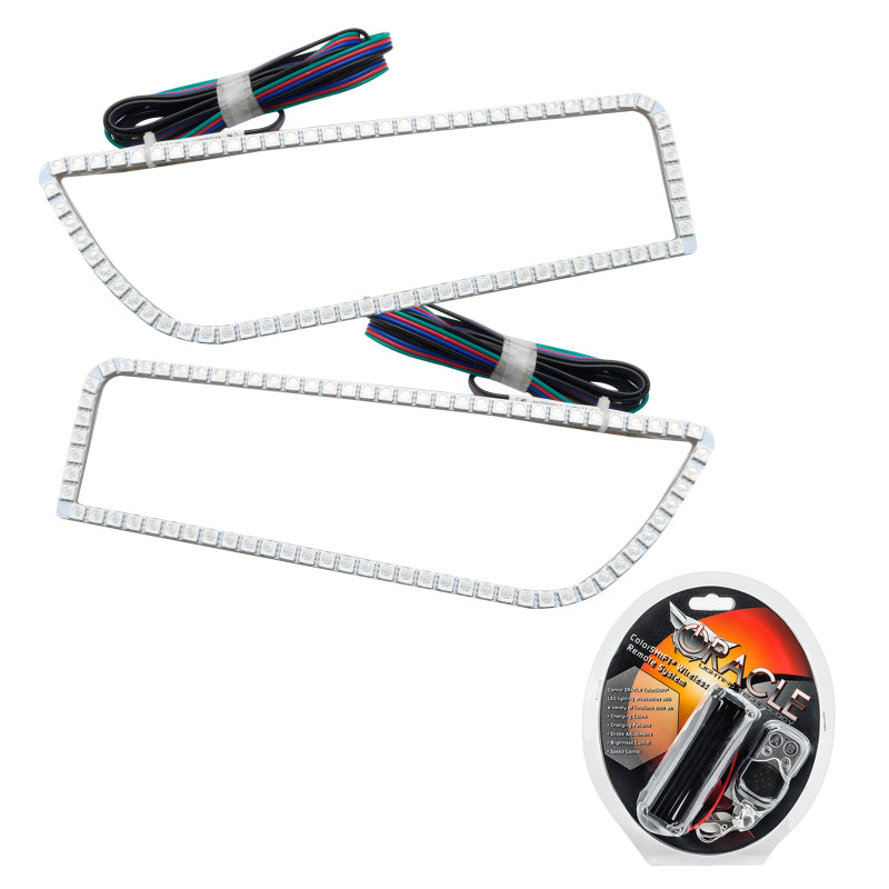 ORACLE Lighting Oracle 14-21 POLARIS RZR 1000 XP Headlight Halo Kit - ColorSHIFT