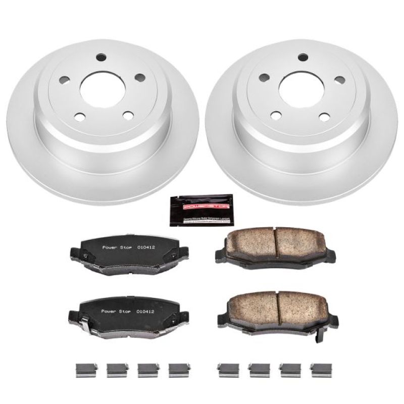 PowerStop Power Stop 07-17 Jeep Wrangler Rear Z17 Evolution Geomet Coated Brake Kit