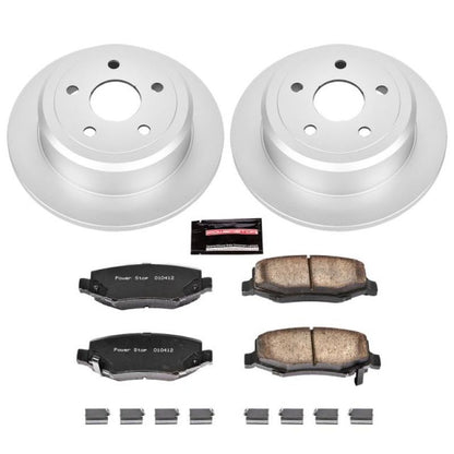 PowerStop Power Stop 07-17 Jeep Wrangler Rear Z17 Evolution Geomet Coated Brake Kit