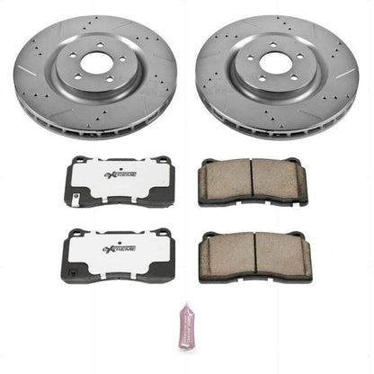 PowerStop Power Stop 07-14 Ford Mustang Front Z26 Street Warrior Brake Kit