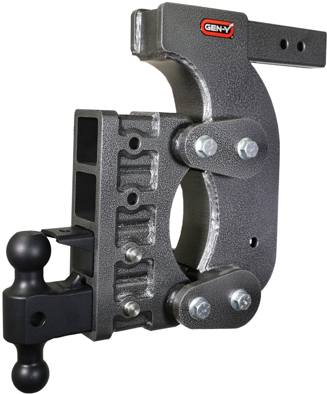 GEN-Y Hitch Gen-Y The Boss Torsion-Flex 2.5in Receiver 15in Drop Hitch w/Dual-Ball/Pintle Lock/Stab Kit