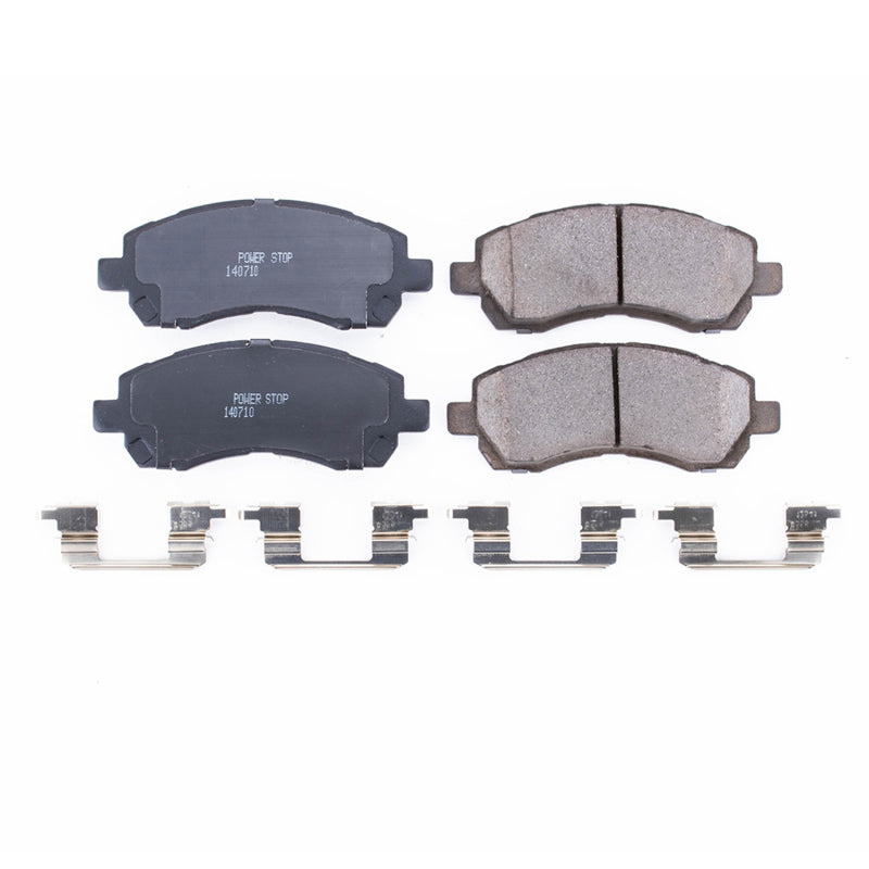 PowerStop Power Stop 97-01 Subaru Impreza Front Z17 Evolution Ceramic Brake Pads w/Hardware