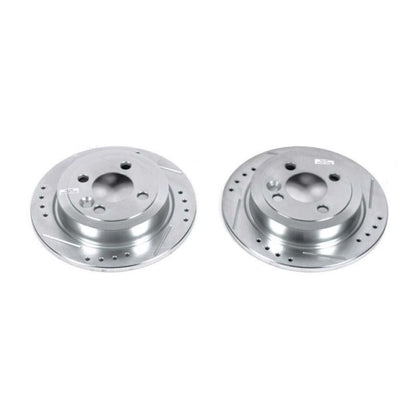 PowerStop Power Stop 07-16 Mini Cooper Rear Evolution Drilled & Slotted Rotors - Pair