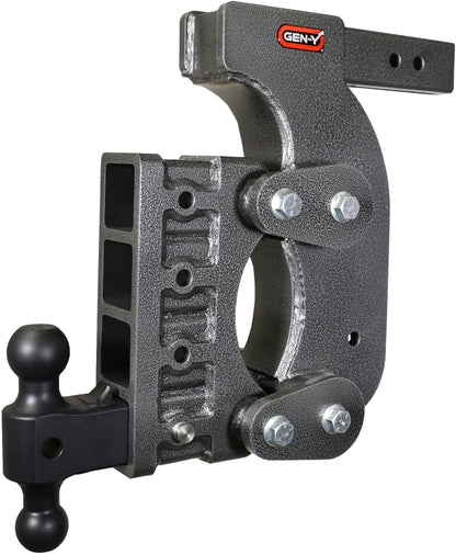 GEN-Y Hitch Gen-Y The Boss Torsion-Flex 2.5in Receiver 15in Drop Hitch w/GH-061 Dual-Ball/Stabilizer Kit