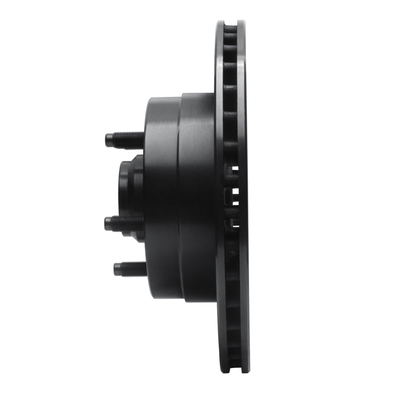 R1 Concepts R1 86-92 Jeep Cherokee Front Right Drilled & Slotted Black Brake Rotor