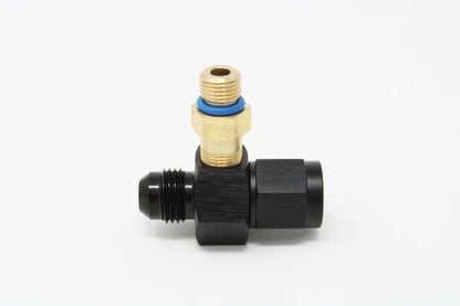 Aeromotive VaporWorx GM Fuel Pressure Sensor Adapter - M10 x 1.0mm Male to 1/8in NPT Port - Brass