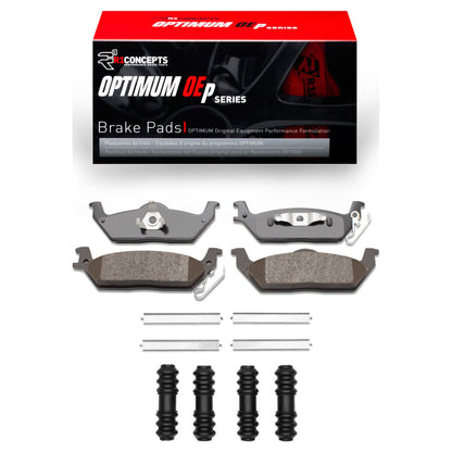 R1 Concepts R1 10-11 Ford F-150 4WD Rear Optimum OE Pads & Hardware Kit