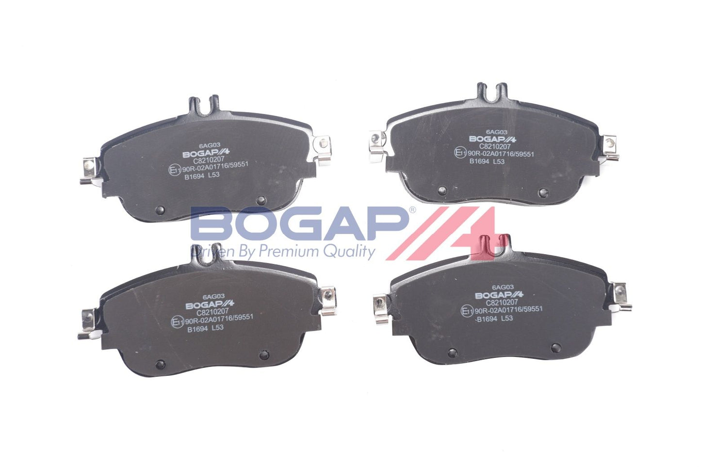 BOGAP C8210207 Brake Pad Set, Disc Brake