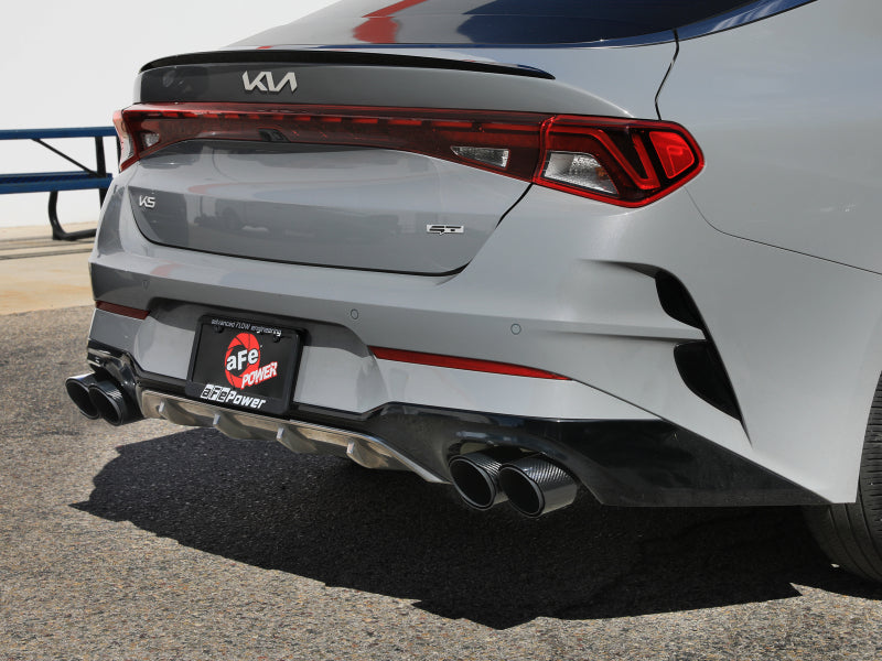aFe Takeda 21-24 Kia K5 GT L4-2.5L (t) SS Axle-Back Exhaust System w/ Carbon Fiber Tips