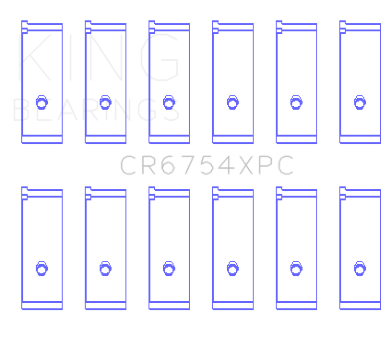 King Engine Bearings Toyota 2JZGE/2JZGTE 4V 3.0L Rod Bearing Set