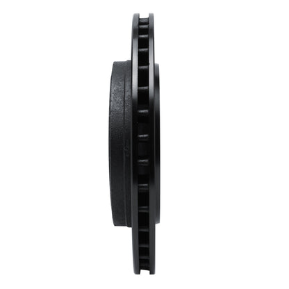 R1 Concepts R1 89-95 Chrysler LeBaron Rear Left Drilled & Slotted Black Brake Rotor