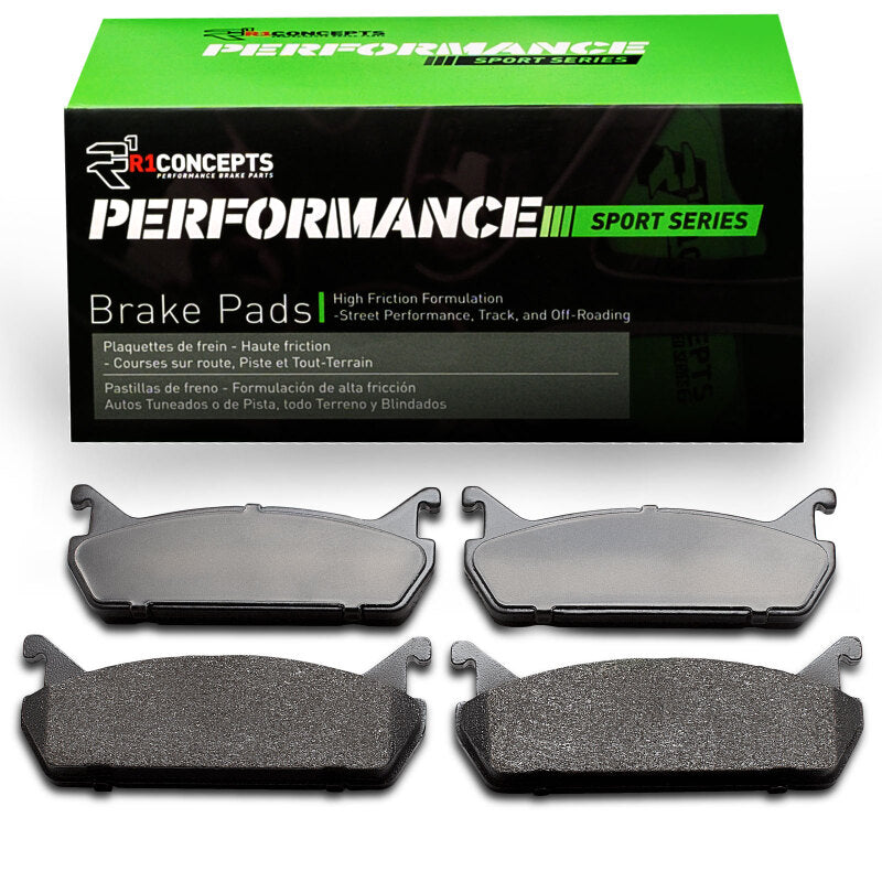R1 Concepts R1 90-96 Mercury Tracer Rear Performance Sport Brake Pads