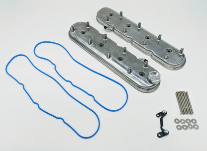Granatelli Motor Sports Granatelli 96-22 GM LS Standard Height Valve Cover w/Angled Coil Mount - Polished (Pair)