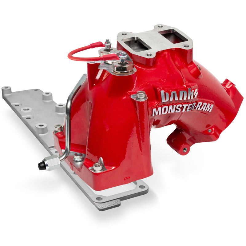 Banks Power 2007.5-2012 Ram 6.7L Monster-Ram Intake System Gen-2 w/Fuel Line - Red w/Heater System