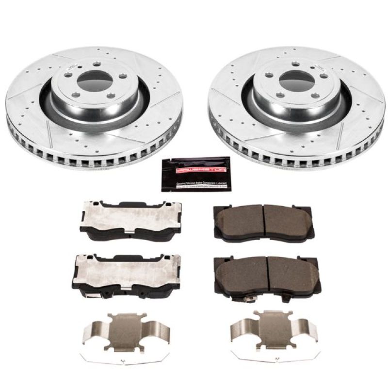 PowerStop Power Stop 15-19 Ford Mustang Front Z23 Evolution Sport Brake Kit
