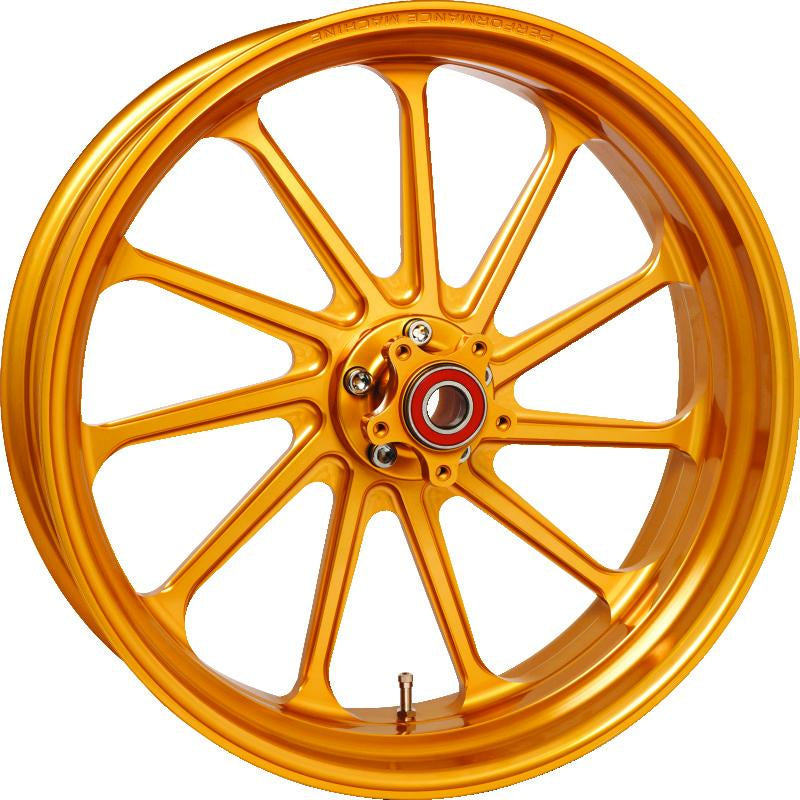 Performance Machine 18x5.5 Forged Wheel Assault 11 Spoke Race Weight - Gold Ano