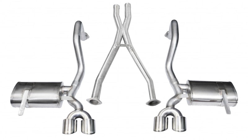 CORSA Performance Corsa 1997-2004 Chevrolet Corvette C5 Z06 5.7L V8 Polished Xtreme Cat-Back + XO Exhaust