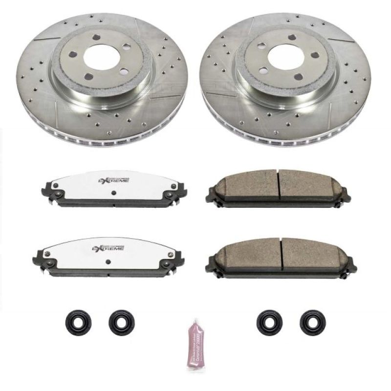 PowerStop Power Stop 05-19 Chrysler 300 Front Z26 Street Warrior Brake Kit