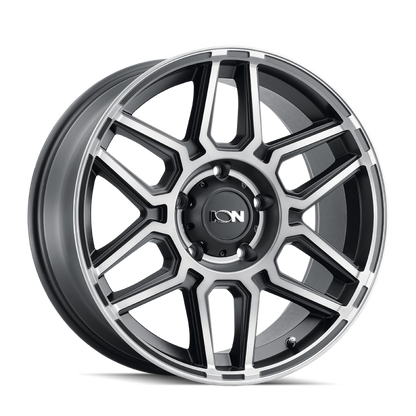 ION Wheels ION Type 146 17x9 / 8x170 BP / 0mm Offset / 125.2mm Hub Matte Black W/Machined Dart Tint Wheel