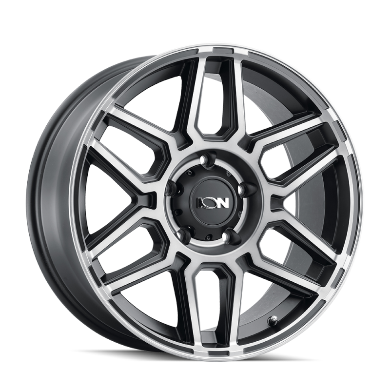 ION Wheels ION Type 146 20x9 / 8x165.1 BP / 0mm Offset / 125.2mm Hub Matte Black W/Machined Dart Tint Wheel