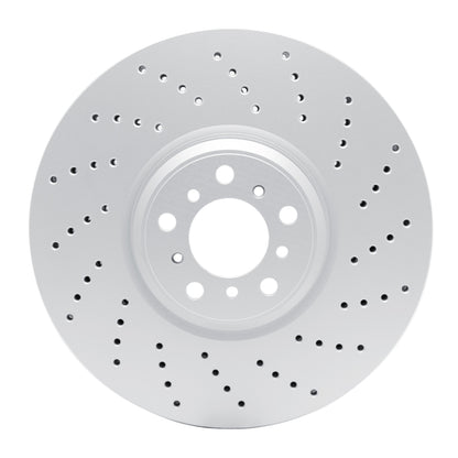 DFC 15-19 BMW X5 Right Front Drilled Hi-Carbon Alloy Geomet Coated Rotor