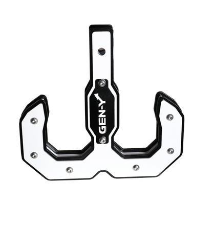 GEN-Y Hitch Gen-Y Hulk 2.0 16K Tow Hook 2in Shank - Black/White