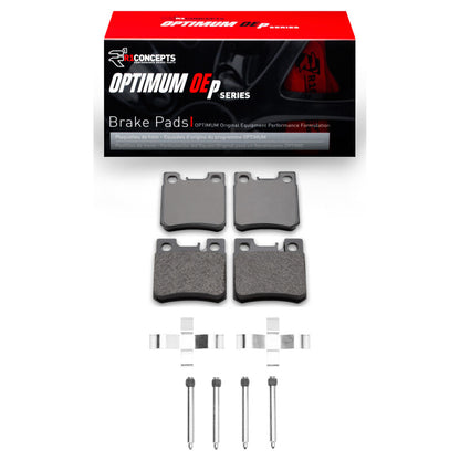 R1 Concepts R1 87-00 Mercedes-Benz C280 Rear Optimum OE Pads & Hardware Kit