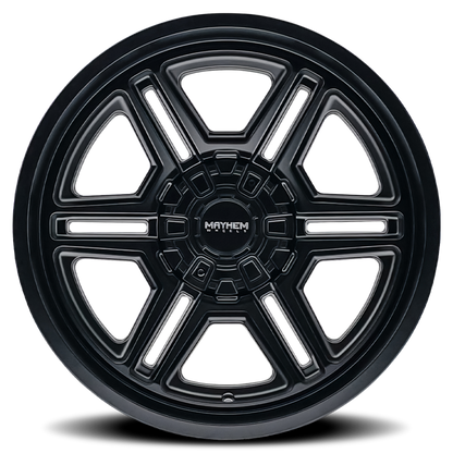 Mayhem 8117 Hermosa 20x10 / 8x170 BP / -25mm Offset / 125.2mm Hub Matte Black Wheel