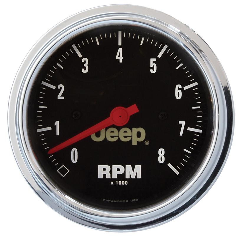 Autometer Jeep 52.4mm Short Sweep Electronic 100-250 Def F Transmission Temperature Gauge