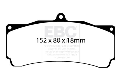 EBC Brakes Bluestuff Street and Track Day Brake Pads