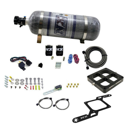 Nitrous Express Dominator Single Entry Crossbar RNC Nitrous Kit (250-750HP) w/Composite Bottle
