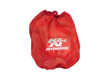 K&N Engineering K&N Round Tapered Drycharger Air Filter Wrap Red 7.5in Base ID x 5in Top ID x 7.5in H