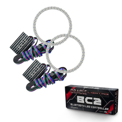 ORACLE Lighting Oracle Fiat 500 12-17 Halo Kit - ColorSHIFT w/ BC1 Controller
