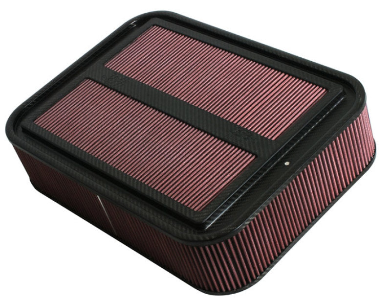 K&N Engineering K&N Custom Racing Assembly Carbon Fiber 4in Air Box w/o Base - Large