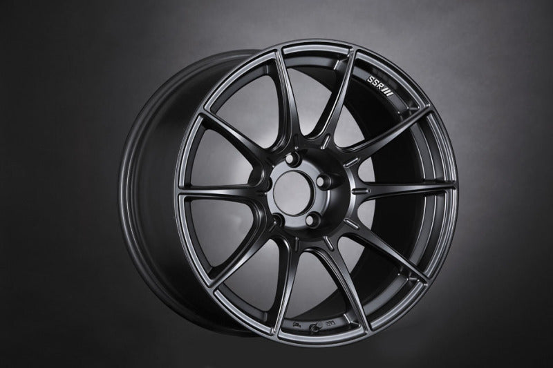 SSR GTX01 18x8.5 5x114.3 38mm Offset Flat Black Wheel