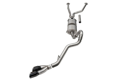CORSA Performance Corsa 22-25 Toyota Tundra 4WD 3in Sport Cat-Back Side Exit Exhaust System w/ Twin 4in Black PVD Tips