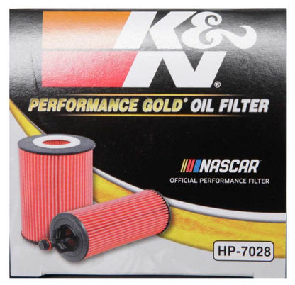 K&N Engineering K&N Performance Oil Filter for 2010+ Mercedes Benz GLE350D 3.0L V6 DSL 2.75in OD x 3.625in H