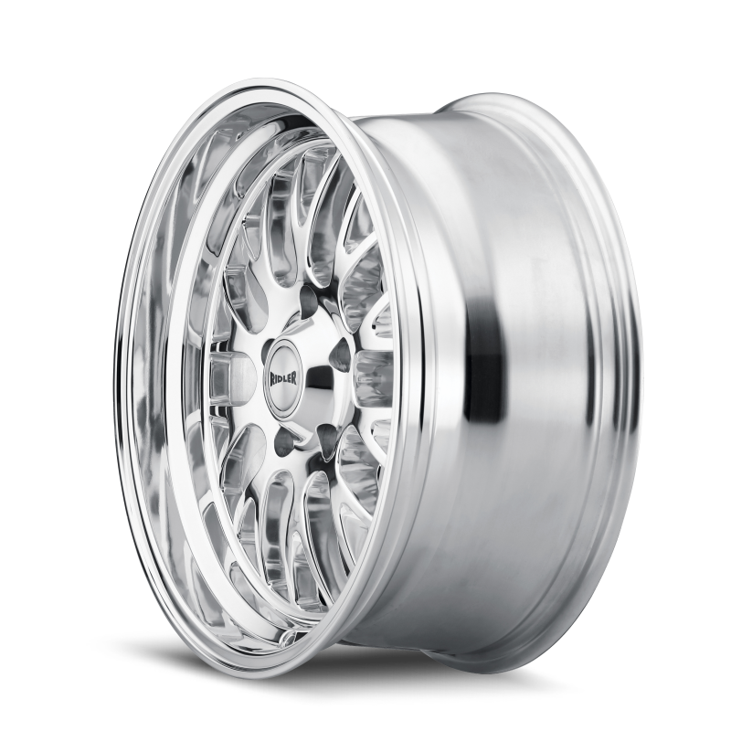 Ridler Wheels Ridler 607 20x8.5 / 5x120.65 BP / 0mm Offset / 83.82mm Hub Polished Wheel