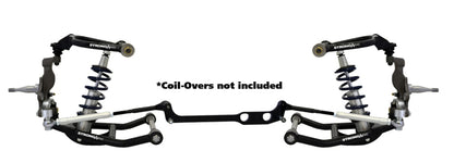 Ridetech 68-79 Chevy C3 Corvette Front TruTurn System (Pin Spindle)