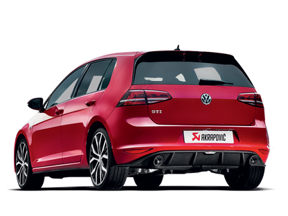 Akrapovic Akrapovic 13-17 Volkswagen Golf GTI (VII) Slip-On Line (Titanium) w/ Carbon Tips