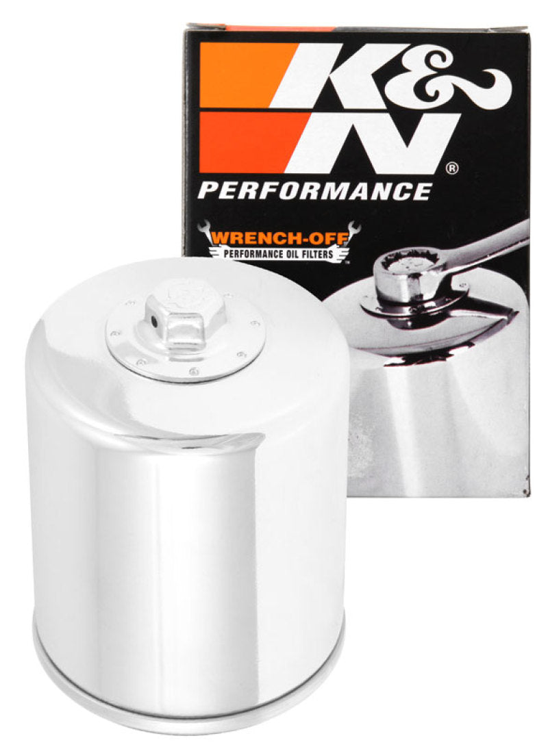 K&N Engineering K&N Oil Filter 02-10 Harley-Davidson VRSC 3in OD x 3.844in Height