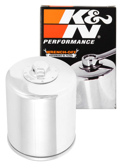 K&N Engineering K&N Oil Filter 02-10 Harley-Davidson VRSC 3in OD x 3.844in Height