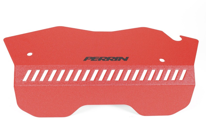 Perrin Performance PERRIN 22-26 Subaru WRX Pulley Cover - Red (TALL - For Use w/o PERRIN AOS)