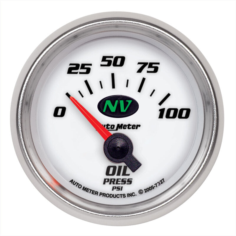 AutoMeter Gauge Oil Pressure 2-1/16in. 100PSI Electric NV