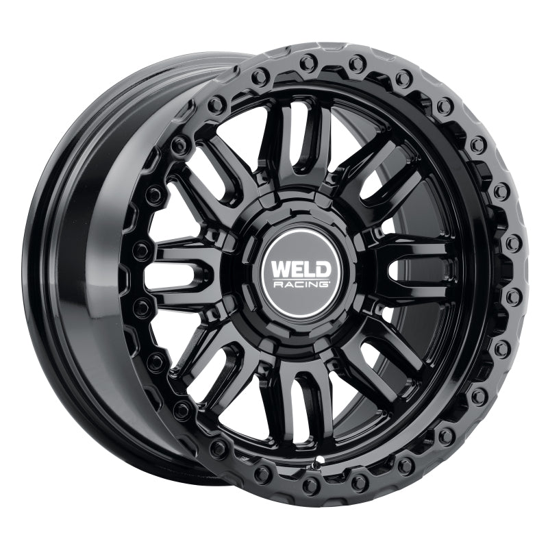 Weld Off-Road Swift 17x9in - 5x114.3 / 5x127 BP - ET-12 - 78.1mm CB - Gloss Black Wheel & Ring