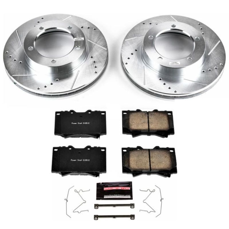 PowerStop Power Stop 98-07 Lexus LX470 Front Z23 Evolution Sport Brake Kit