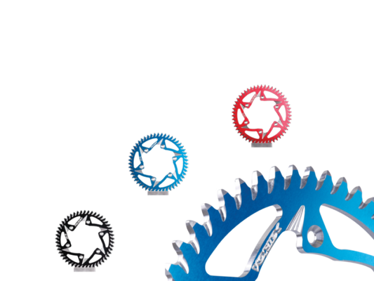 Vortex Racing Aluminum Rear Sprocket 420 49 Tooth- Black