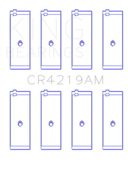 King Engine Bearings Toyota 1Rz (Size +1.0mm) Connecting Rod Bearing Set